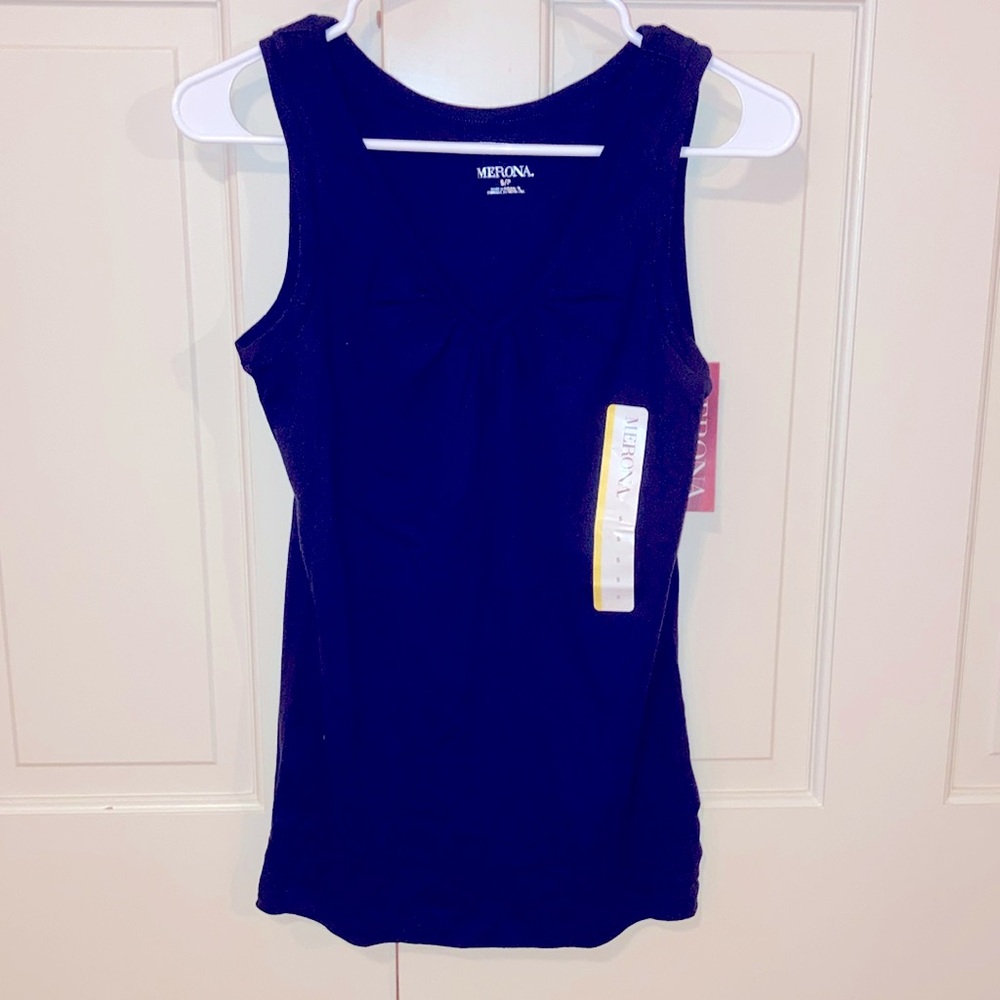 NWT Merona NAVY Tank Top, size S